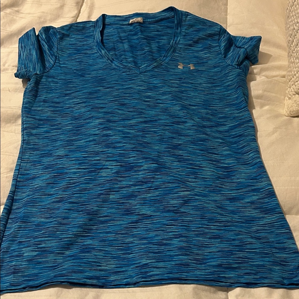 Under Armour Women's Short Sleeve Blue Tee